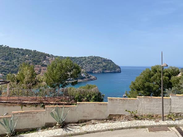 Terraza con impresionantes vistas al mar Mediterráneo