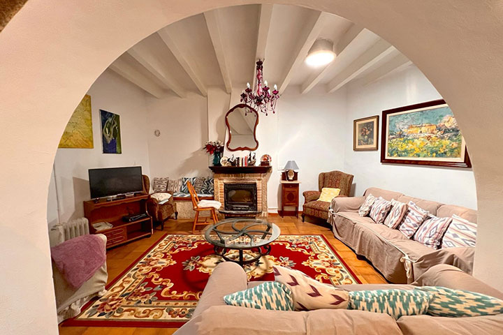 Sala de estar con acceso a la terraza exterior