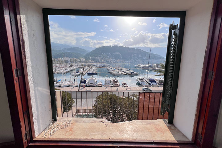 Atardecer visto desde el balcón del dúplex